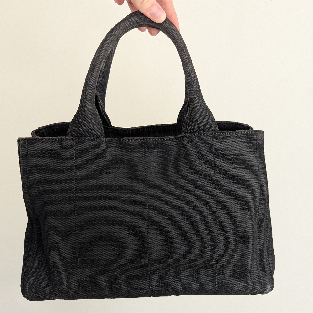 Black Prada Canapa Studded & Rhinestone Bag - Picture 13 of 17